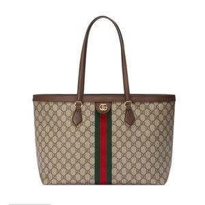 GUCCI OPHIDIA GG MEDIUM TOTE